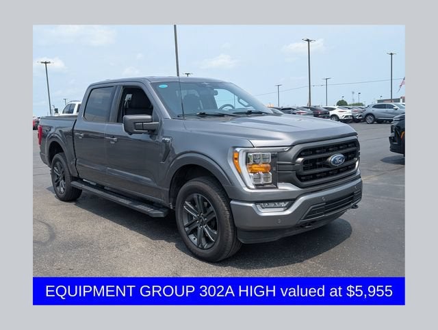 2023 Ford F-150 XL in Gray — front three-quarter view