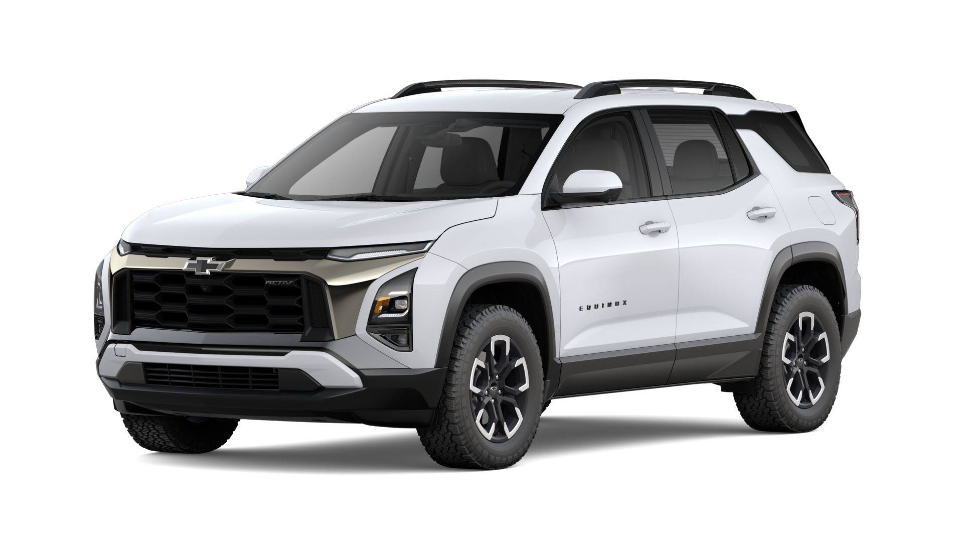 2027 Chevrolet Equinox ACTIV in Polar White Tricoat — front three-quarter view
